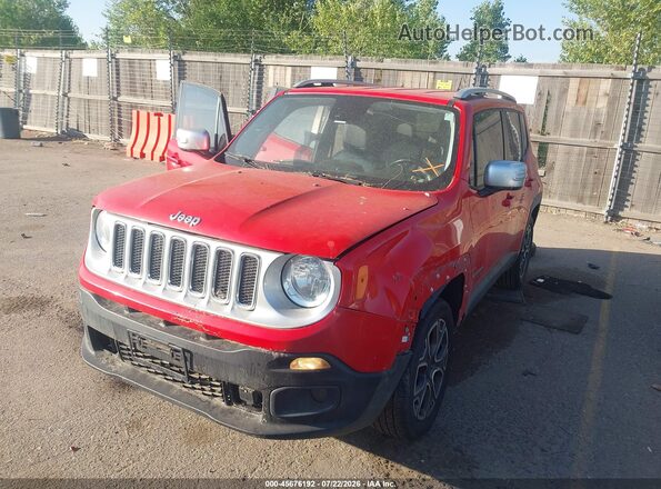 ZACCJBDT0GPE01014 2016 JEEP RENEGADE Red Front left