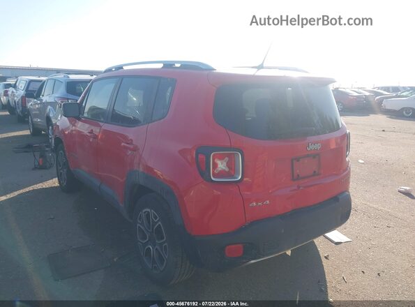 ZACCJBDT0GPE01014 2016 JEEP RENEGADE Red Rear left