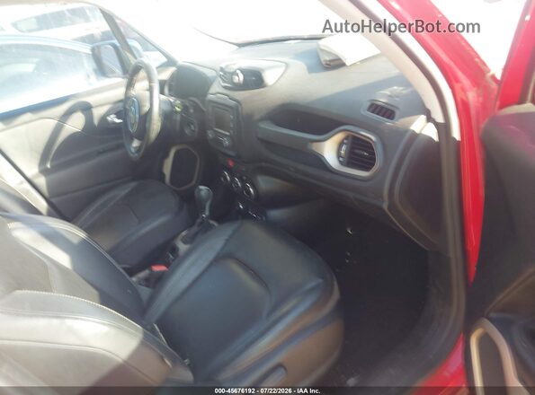 ZACCJBDT0GPE01014 2016 JEEP RENEGADE Red Front interior view