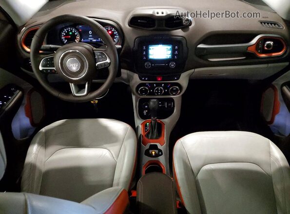 ZACCJBDT1GPC61362 2016 JEEP RENEGADE Tan Вид панелі приладів