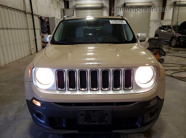 ZACCJBDT1GPC61362 2016 JEEP RENEGADE Tan Вид спереду