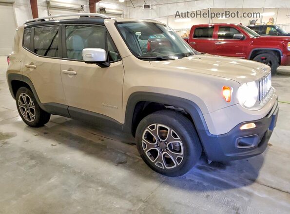 ZACCJBDT1GPC61362 2016 JEEP RENEGADE Tan Передня права чверть
