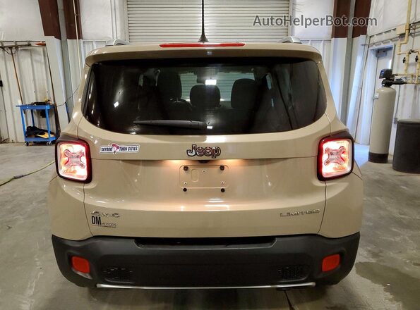 ZACCJBDT1GPC61362 2016 JEEP RENEGADE Tan Вид ззаду