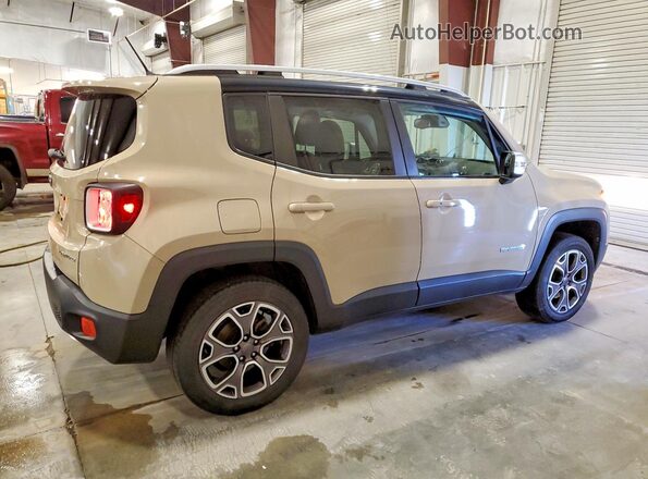 ZACCJBDT1GPC61362 2016 JEEP RENEGADE Tan Задня права чверть