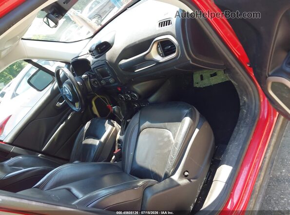 ZACCJBDT2GPC68885 2016 JEEP RENEGADE Красный Вид салона спереди