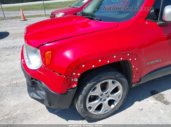 ZACCJBDT2GPC68885 2016 JEEP RENEGADE Красный Вид спереди
