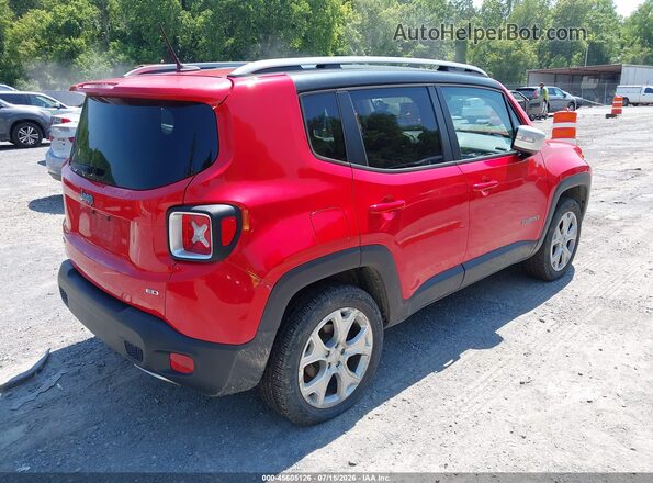 ZACCJBDT2GPC68885 2016 JEEP RENEGADE Красный Задняя правая четверть