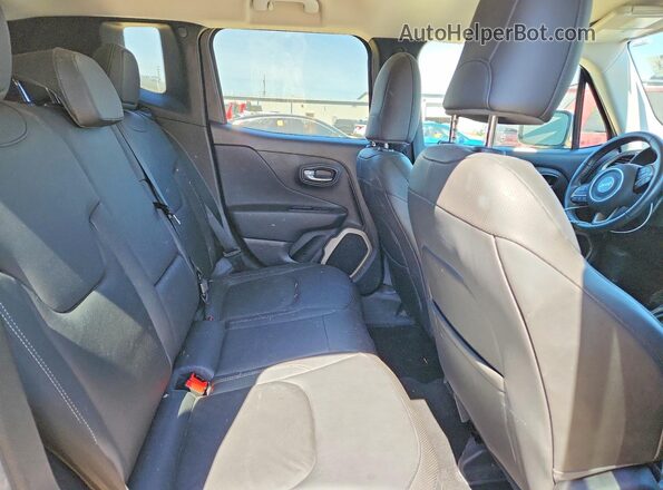 ZACCJBDT2GPD37414 2016 JEEP RENEGADE Silver Rear interior view
