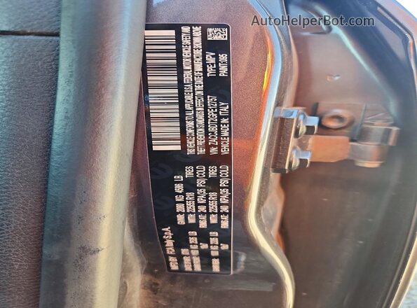 ZACCJBDT2GPE12757 2016 JEEP RENEGADE Gray Вид наклейки з VIN-кодом