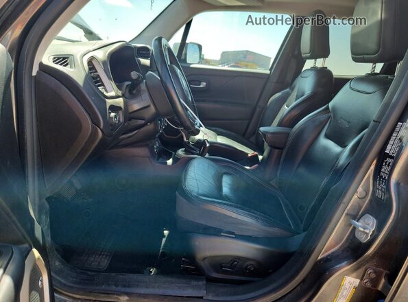 ZACCJBDT2GPE12757 2016 JEEP RENEGADE Gray Вид салону спереду