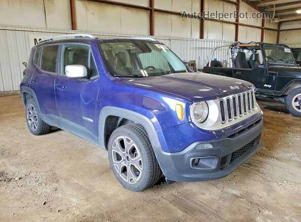 ZACCJBDT3GPC70449 2016 JEEP RENEGADE Blue წინა მარჯვენა