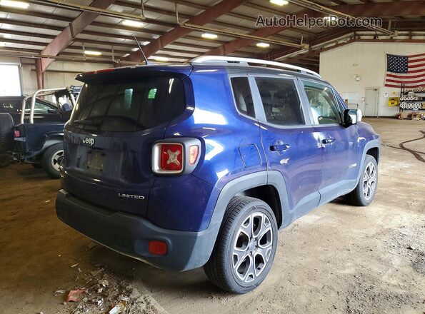 ZACCJBDT3GPC70449 2016 JEEP RENEGADE Blue უკანა მარჯვენა