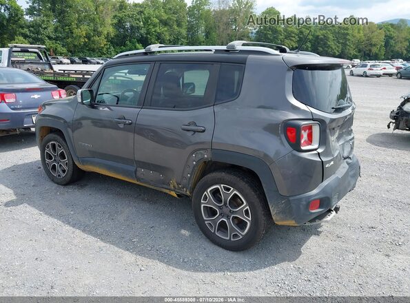 ZACCJBDT3GPC93102 2016 JEEP RENEGADE Gray Задня ліва чверть