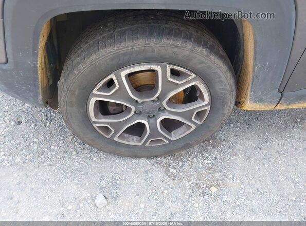ZACCJBDT3GPC93102 2016 JEEP RENEGADE Gray Вид щитка приладів