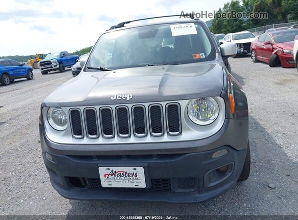 ZACCJBDT3GPC93102 2016 JEEP RENEGADE Gray Вид задньої частини салону