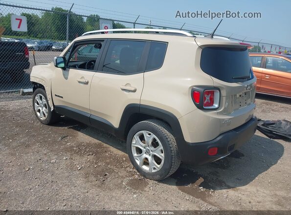 ZACCJBDT4GPC52221 2016 JEEP RENEGADE Brown Задня ліва чверть