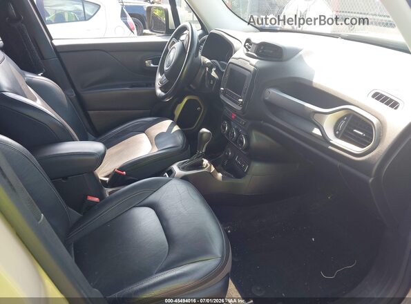 ZACCJBDT4GPC52221 2016 JEEP RENEGADE Brown Вид салону спереду