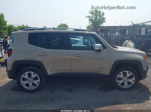 ZACCJBDT4GPC52221 2016 JEEP RENEGADE Brown Вид задньої частини салону