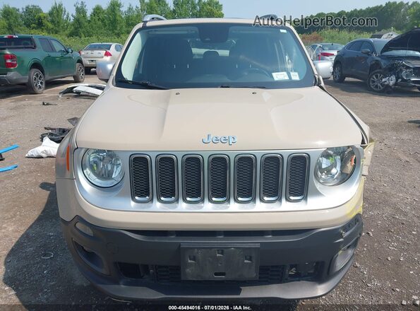 ZACCJBDT4GPC52221 2016 JEEP RENEGADE Brown Вид щитка приладів