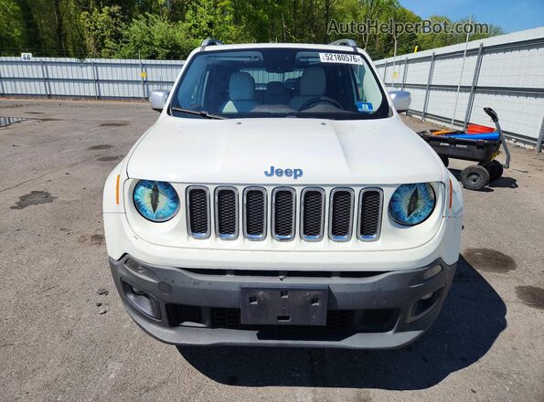 ZACCJBDT4GPD06259 2016 JEEP RENEGADE White Widok z przodu
