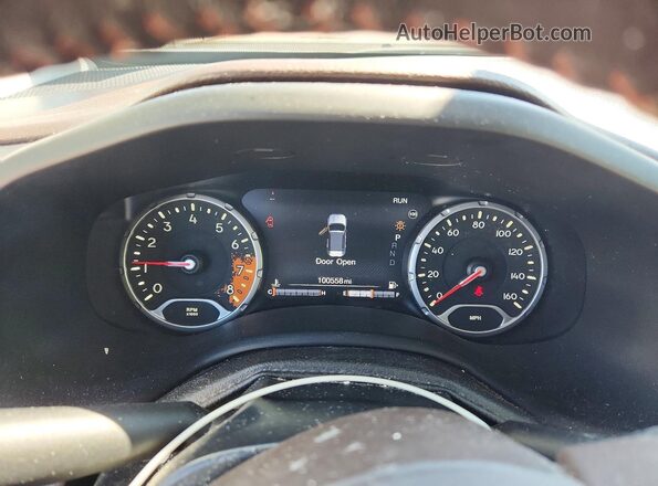 ZACCJBDT4GPD06259 2016 JEEP RENEGADE White Widok zestawu wskaźników