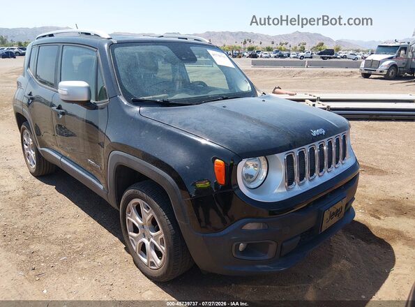 ZACCJBDT5GPD32157 2016 JEEP RENEGADE Black Vista frontal