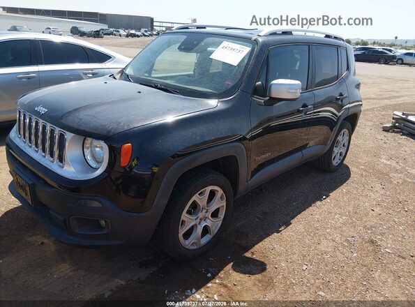 ZACCJBDT5GPD32157 2016 JEEP RENEGADE Black Vista tres cuartos delantera izquierda