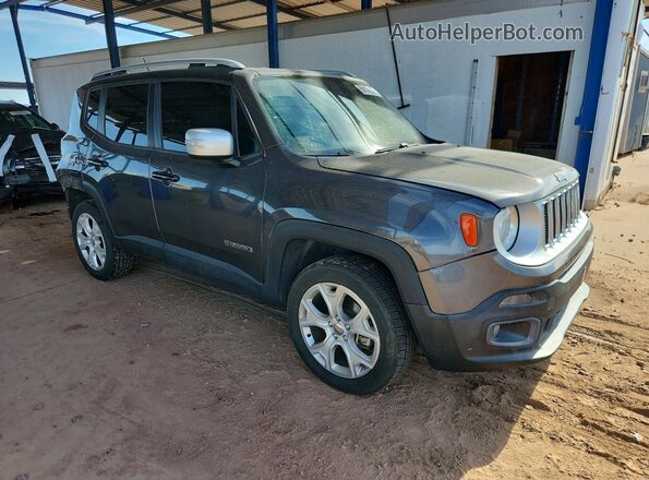 ZACCJBDT5GPD39416 2016 JEEP RENEGADE Gray Передня права чверть