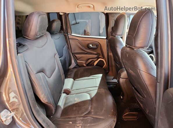 ZACCJBDT5GPD39416 2016 JEEP RENEGADE Gray Вид задньої частини салону