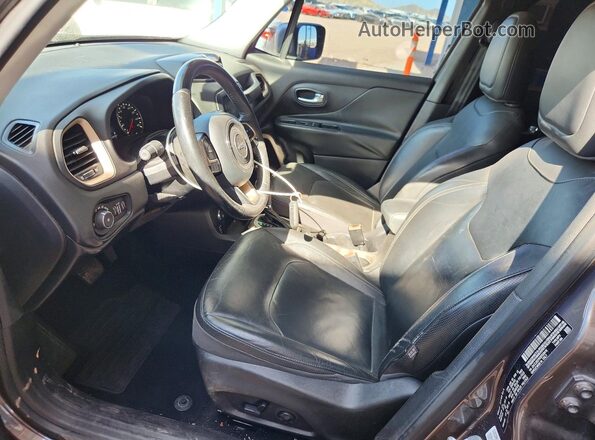 ZACCJBDT5GPD39416 2016 JEEP RENEGADE Gray Вид салону спереду