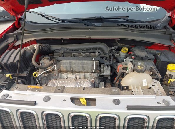 ZACCJBDT5GPD80659 2016 JEEP RENEGADE Red Вид ззаду