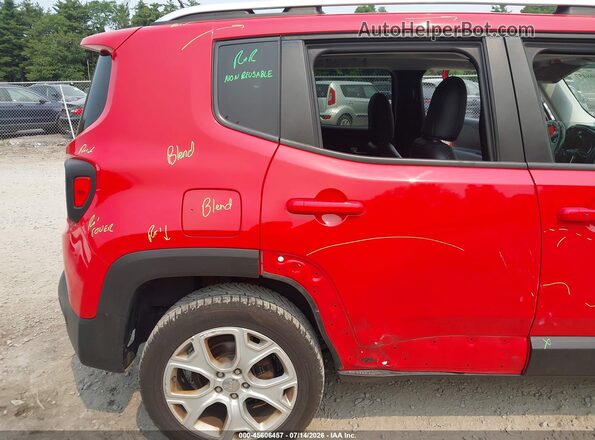 ZACCJBDT5GPD80659 2016 JEEP RENEGADE Red Вид спереду