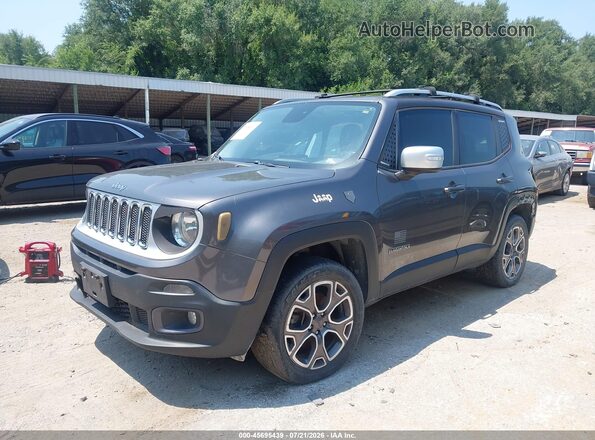 ZACCJBDT6GPD22432 2016 JEEP RENEGADE Серый Передняя левая четверть