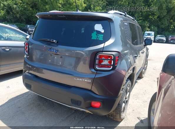 ZACCJBDT6GPD22432 2016 JEEP RENEGADE Серый Задняя правая четверть
