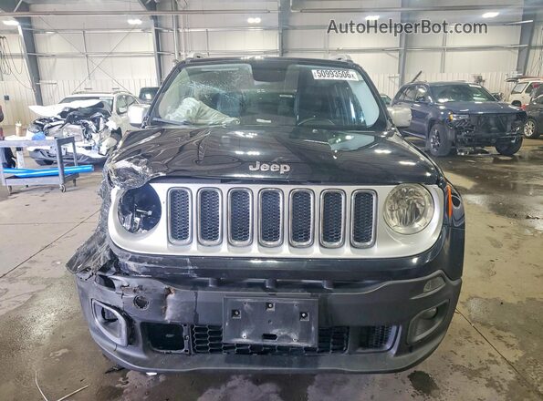 ZACCJBDT7GPC94673 2016 JEEP RENEGADE Black Front view