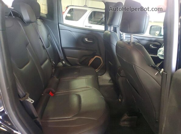 ZACCJBDT7GPC94673 2016 JEEP RENEGADE Black Rear seats view