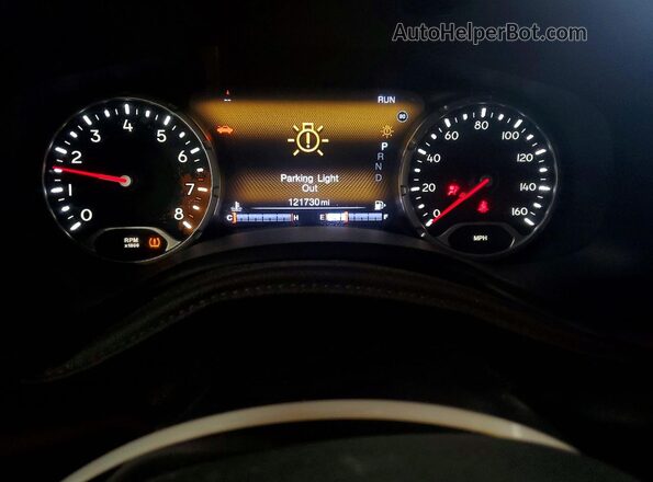 ZACCJBDT7GPC94673 2016 JEEP RENEGADE Black Instrument cluster view