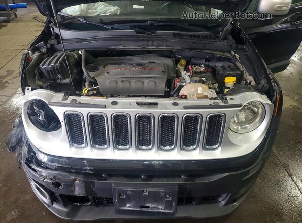 ZACCJBDT7GPC94673 2016 JEEP RENEGADE Black Rear interior view