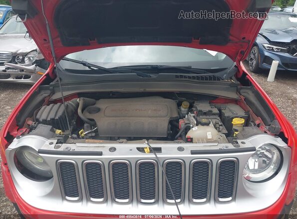 ZACCJBDT7GPD78816 2016 JEEP RENEGADE Red Vista trasera