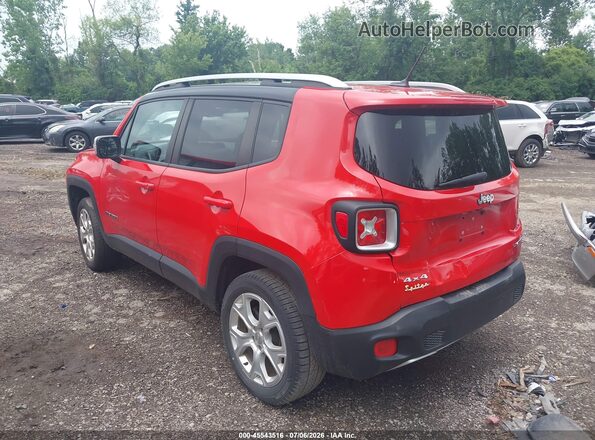 ZACCJBDT7GPD78816 2016 JEEP RENEGADE Red Trasero izquierdo