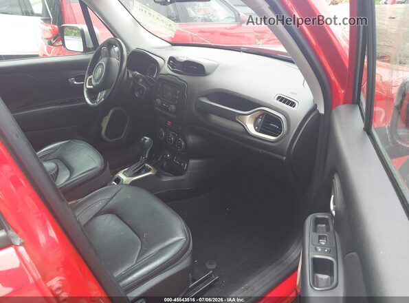 ZACCJBDT7GPD78816 2016 JEEP RENEGADE Red Vista interior delantera