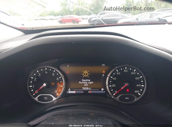 ZACCJBDT7GPD78816 2016 JEEP RENEGADE Red Vista de los asientos traseros
