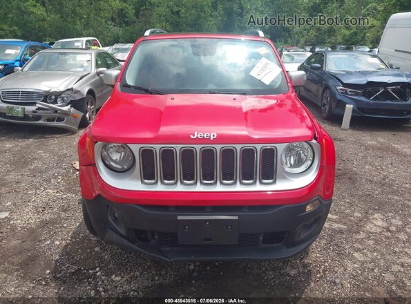 ZACCJBDT7GPD78816 2016 JEEP RENEGADE Red Vista del cuadro de instrumentos
