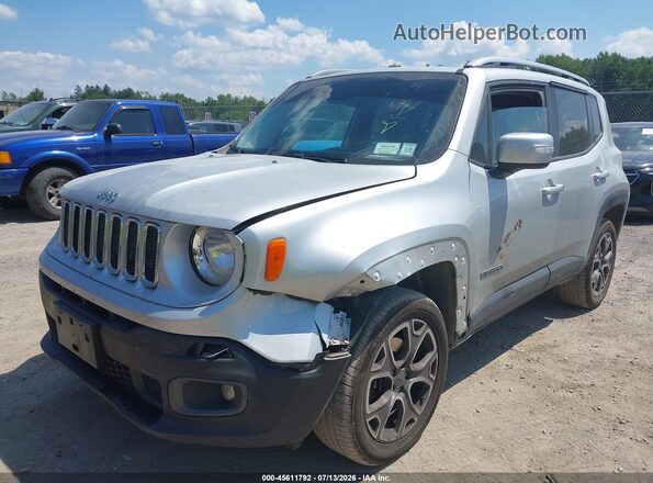 ZACCJBDT8GPD04613 2016 JEEP RENEGADE Silver Vista tres cuartos delantera izquierda