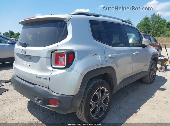 ZACCJBDT8GPD04613 2016 JEEP RENEGADE Silver Trasero derecho