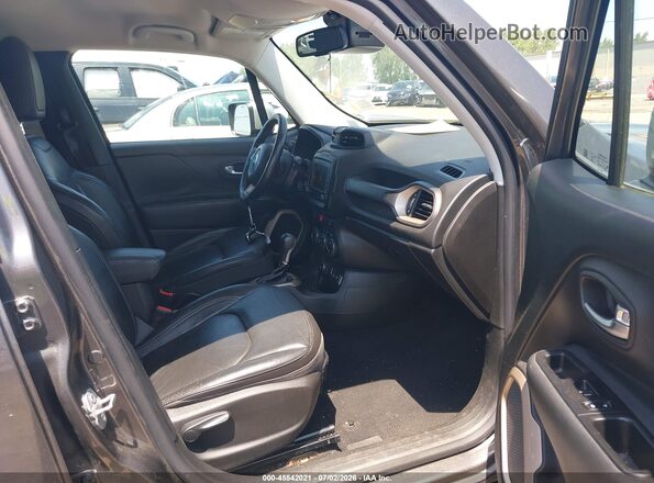 ZACCJBDTXGPD05861 2016 JEEP RENEGADE Gray Widok wnętrza z przodu