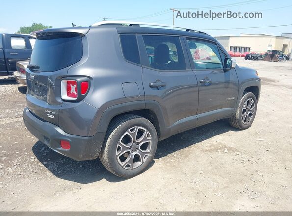 ZACCJBDTXGPD05861 2016 JEEP RENEGADE Gray Tył prawy