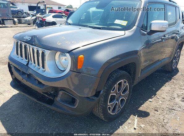 ZACCJBDTXGPD05861 2016 JEEP RENEGADE Gray Widok z przodu