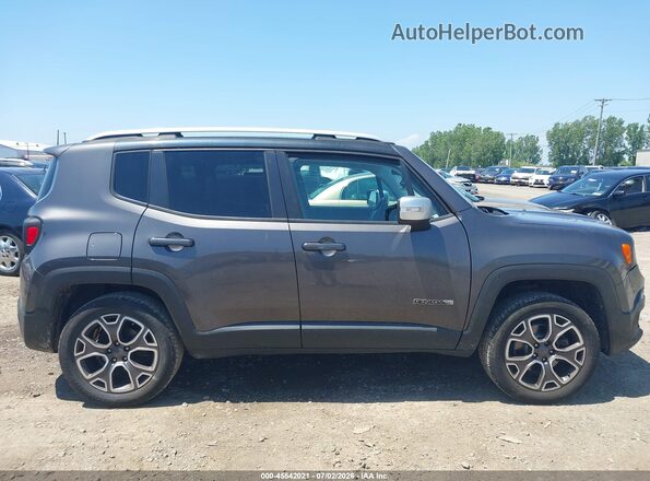 ZACCJBDTXGPD05861 2016 JEEP RENEGADE Gray Widok wnętrza z tyłu