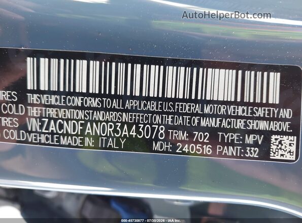 ZACNDFAN0R3A43078 2024 DODGE OTHER Blue Widok komory silnika